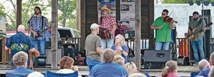 Jamie Bergeron and the Kickin’ Cajuns are set to take the stage in Founder’s Park on Tuesday for the first installment of the free concert series Turn It Up Tuesday. Residents are invited to come on down and enjoy the show. File photo