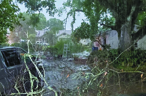Severe weather rips through parish