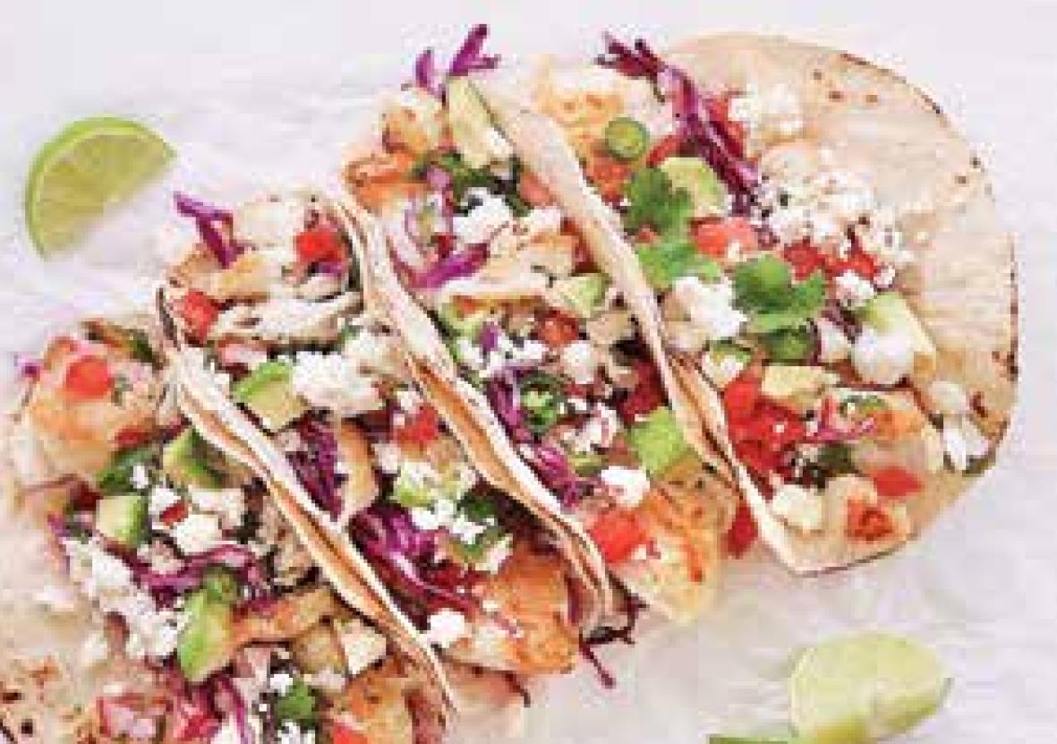 California Queso Fresco Fish Tacos