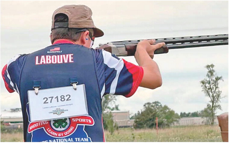 LaBouve becomes first Welsh freshman to compete in 4-H Shooting Sports National Championship