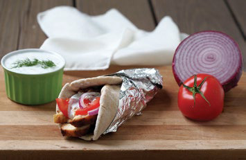 Grilled Chicken Gyros