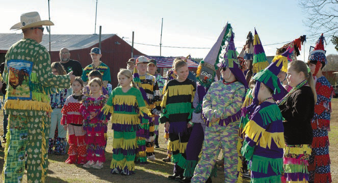Cajun Family Chapter's First Annual Courir de Mardi Gras