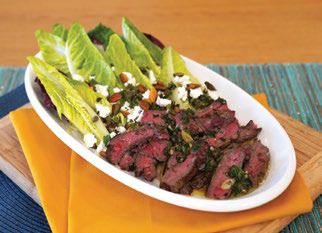 Skirt Steak with Salsa Verde