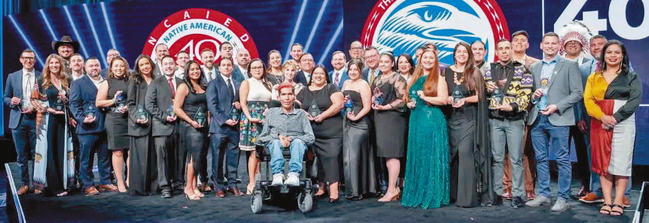 Tribal members honored