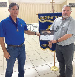 Gary named Knight of the Month