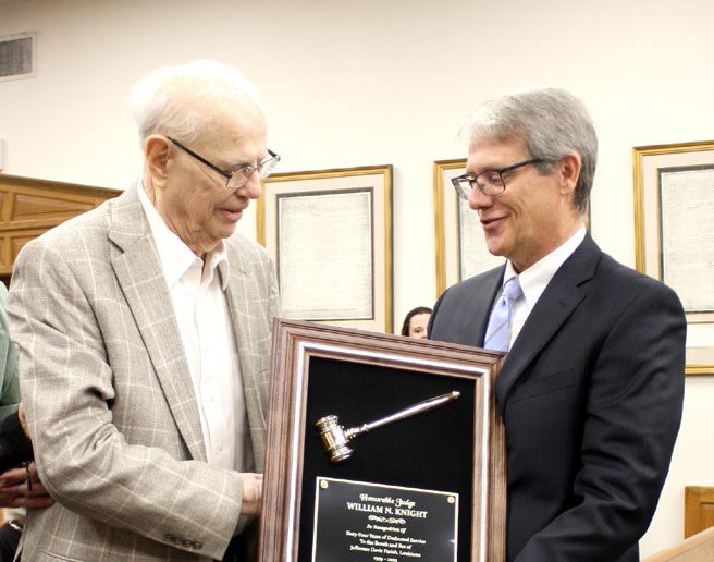 Judge William Knight honored