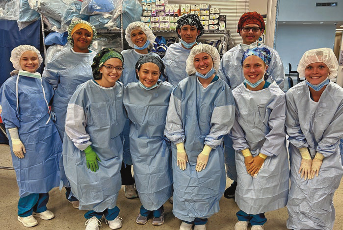 Parish students participate in healthcare program