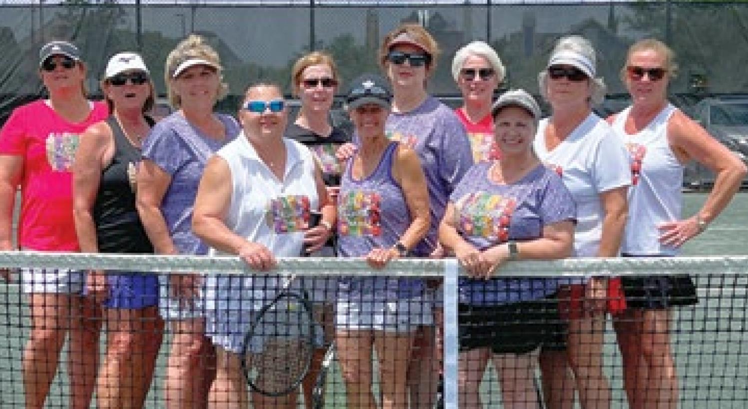 Area women’s tennis teams place in state competition