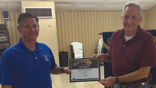 Knights of Columbus Council 2012 presents awards