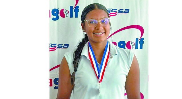 Elton High School student Jocelyn Ahshapanek recently placed second at the USSSA Golf Governor’s Games in Alexandria. Ahshapanek has now qualified for the 2026 Notah Begay III Junior Golf National Championship in September. Submitted photo
