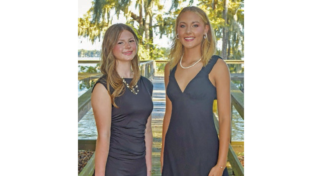 Tiger freshmen maids Aniston Claire Weekley (left) and Ahna Grace Turner Submitted photo