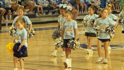 Scarlett Stoute, Ava Talley and Lillian Lorio danced their little hearts out for the recent McNeese State University Cowgirl Kicker Kutie Camp. The girls will soon be heading back to class at Hathaway High School. Daily News photos by Jenny Dennis