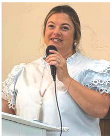 Lafargue speaks at meeting