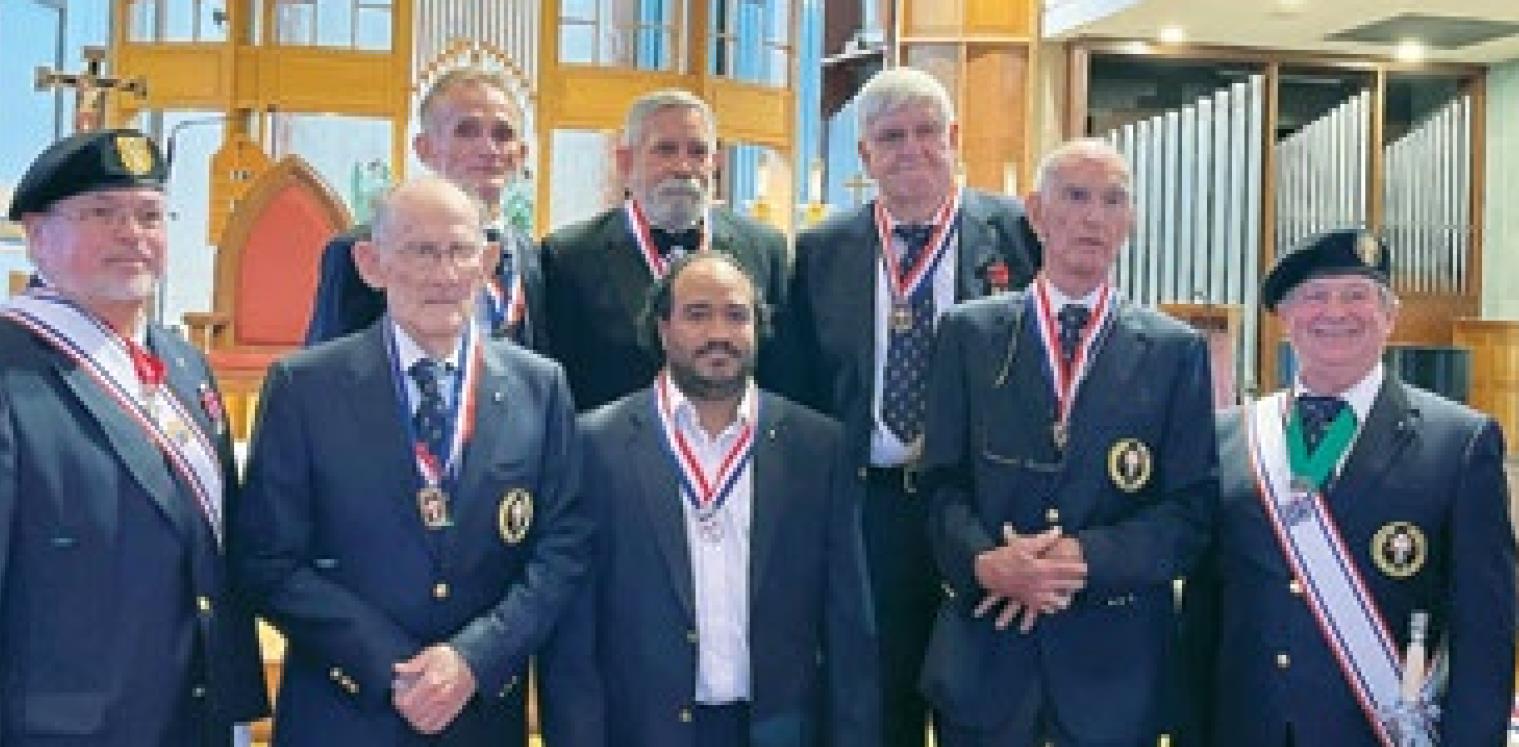 KC Officers Attend Installation