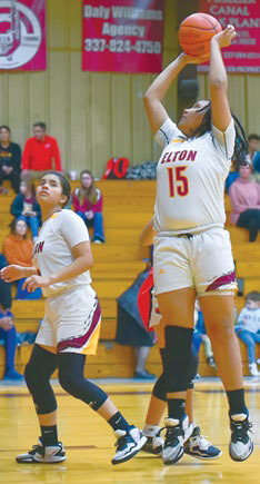 Lady Indians destroy Basile, 54-9