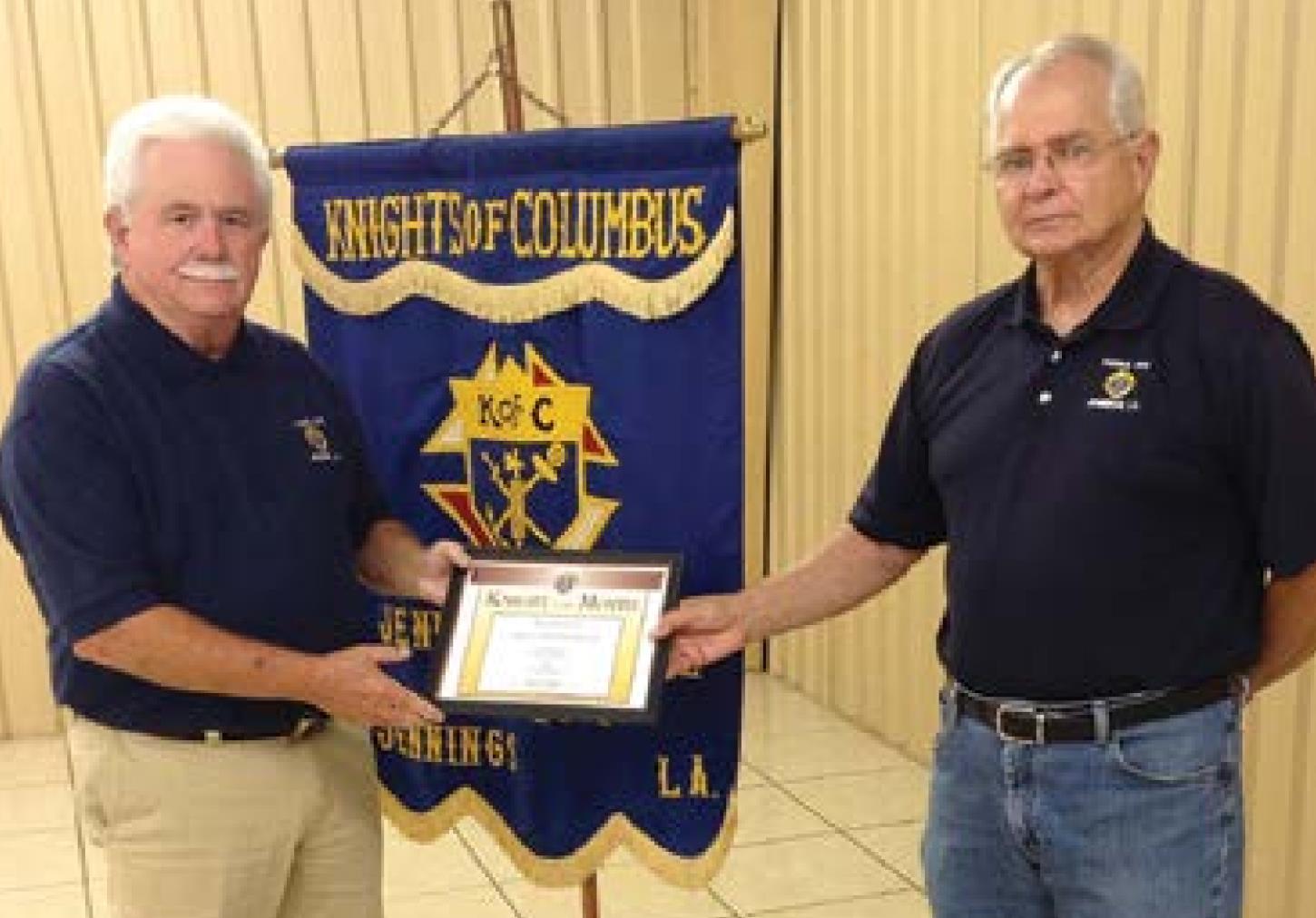 Richert Named October Knight of the Month