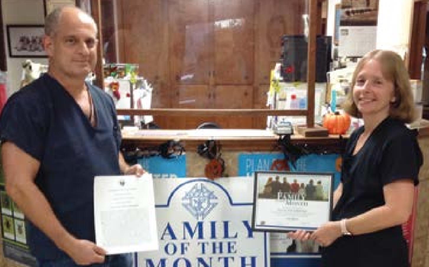 Cheramies Named October Family of the Month