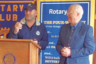 Rotary Club welcomes Higgins, new members