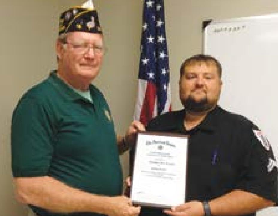 Bergeaux honored as Law Enforcement Officer of the Year