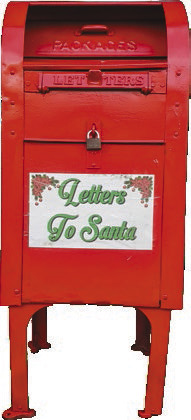 Santa’s mailbox now accepting letters