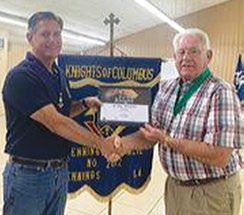 Benoit named June Knight of the Month