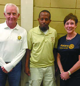 Citizen speaks to local club about community survey
