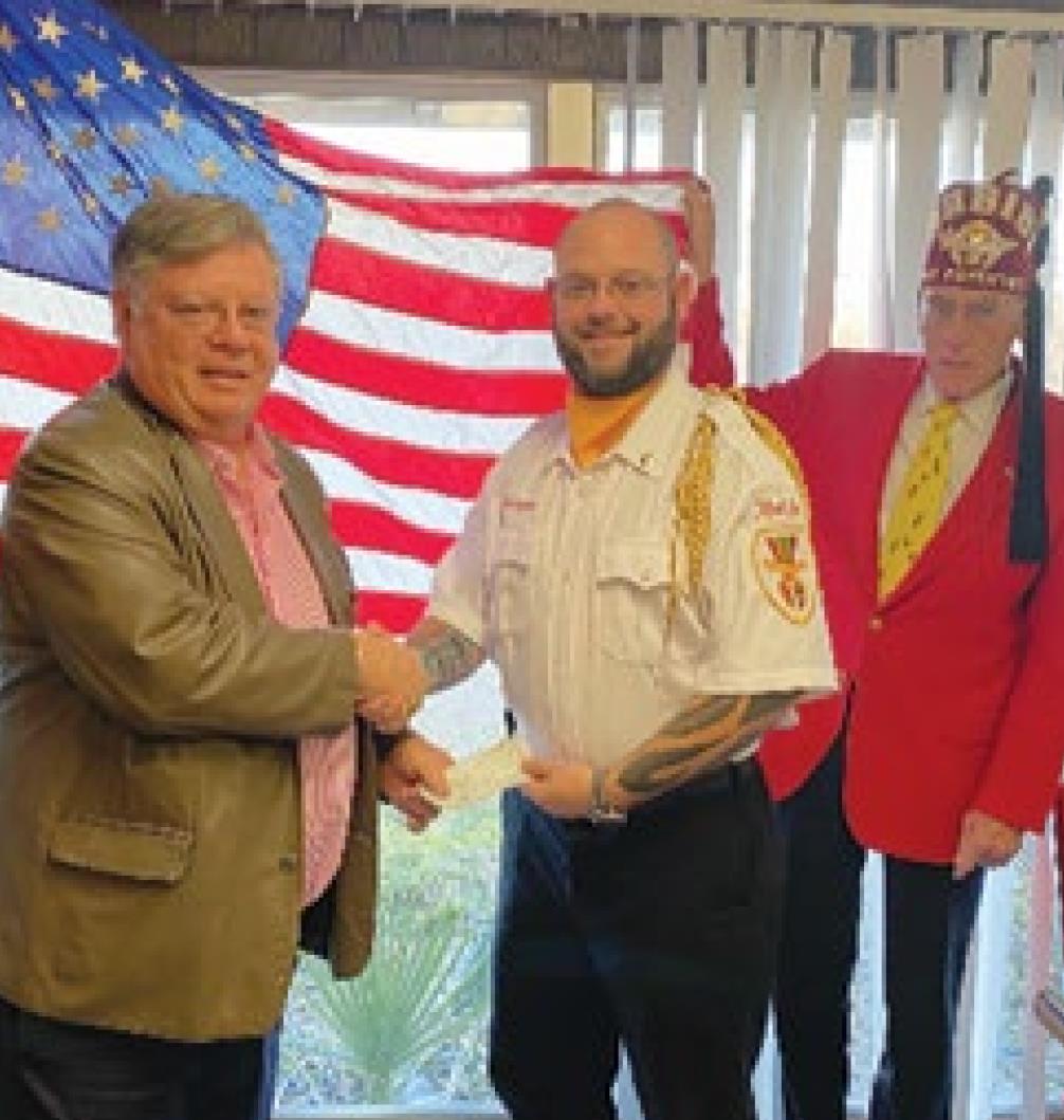 Live Oak lodges donate to Shriners Hospital