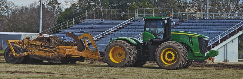 Advancing on the field