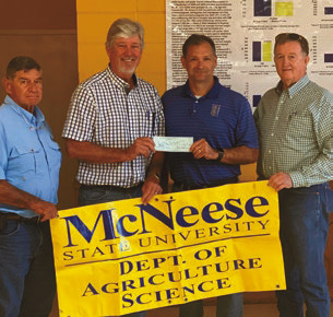 Parish rice growers make contribution to area university
