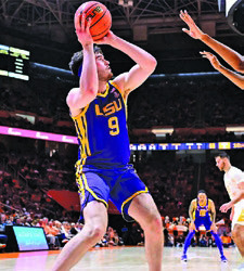 LSU basketball falls to No. 6 Tennessee in Knoxville, 88-68