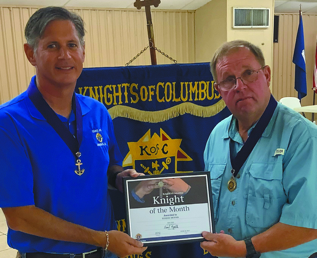 Dennis named May 2023 Knight of the Month