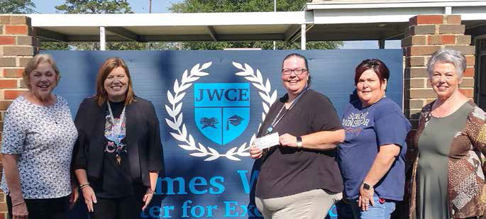 Local teacher receives stipend from teacher society