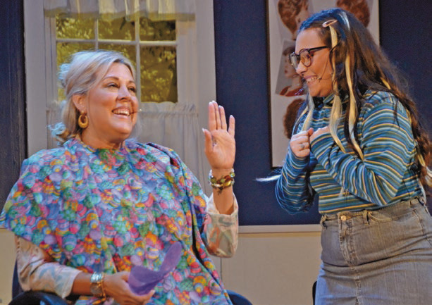 A Block Off Broadway is preparing for the opening of its production of Steel Magnolias at the Strand Theatre in downtown Jennings. The show highlights the strength, resilience and tenacity of a tightknit group of Southern women, which includes Amy Leger (left), Brenna Laubauch and Sadia Duncan (below). Daily News photos by Erin Hargrave