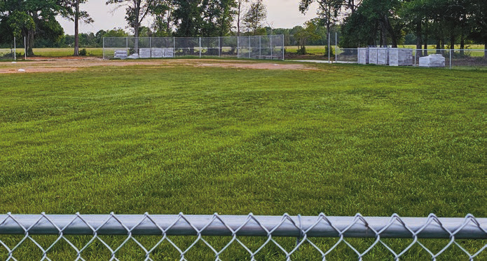 BASEBALL FIELD CONSTRUCTION CONTINUES