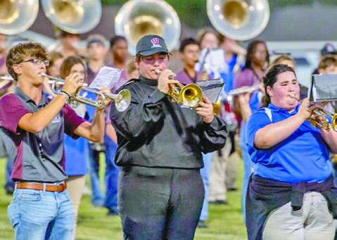 Parish spirit squads, including dance groups, cheer teams and marching bands, took over Greyhound Stadium Tuesday to dazzle audiences with their performances. In addition to their solo demonstrations, the groups gathered on the field for one big show. For more photos, see page 8 of today's edition. Daily News photos by Renee Benoit