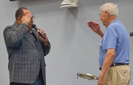 Theunissen honored with retirement ceremony