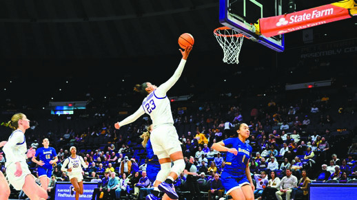 No. 7 LSU sets school records for points, margin of victory in 133-44 win over McNeese State