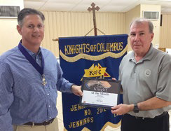 Kratzer Named October Knight of the Month