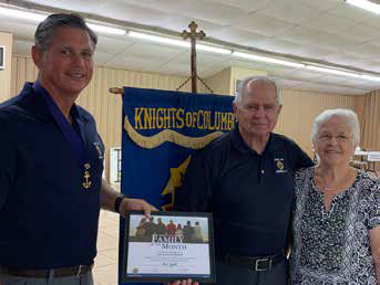 Knights of Columbus honors members