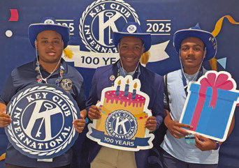 Local Key Club attends centennial celebrations