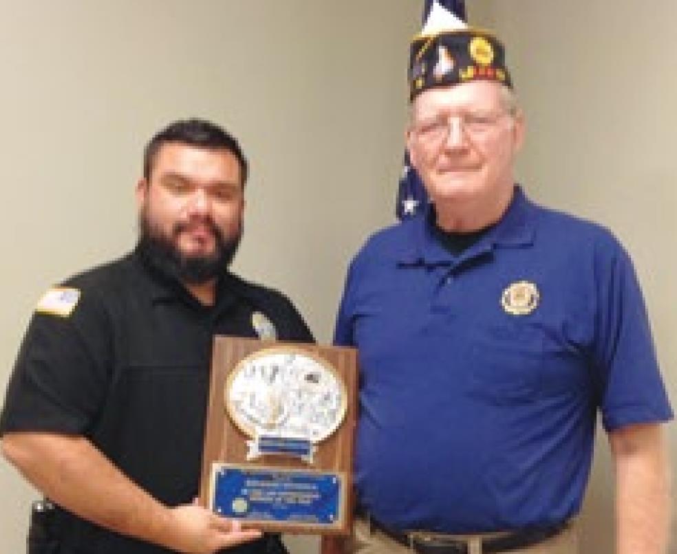 Mendoza Named 2020-21 Law Enforcement Officer of the Year