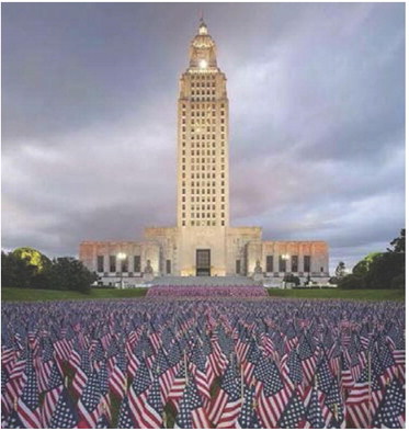 HEROES HONORED WITH 11,000 AMERICAN FLAGS, MARCH AND CEREMONY FOR MEMORIAL DAY