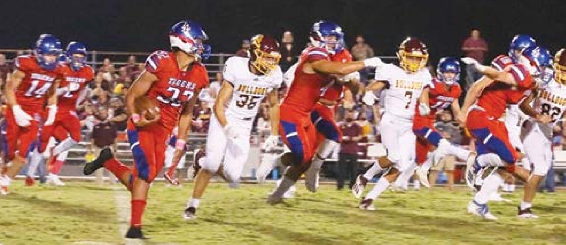 Tigers show offensive firepower in 35-21 loss to Iota