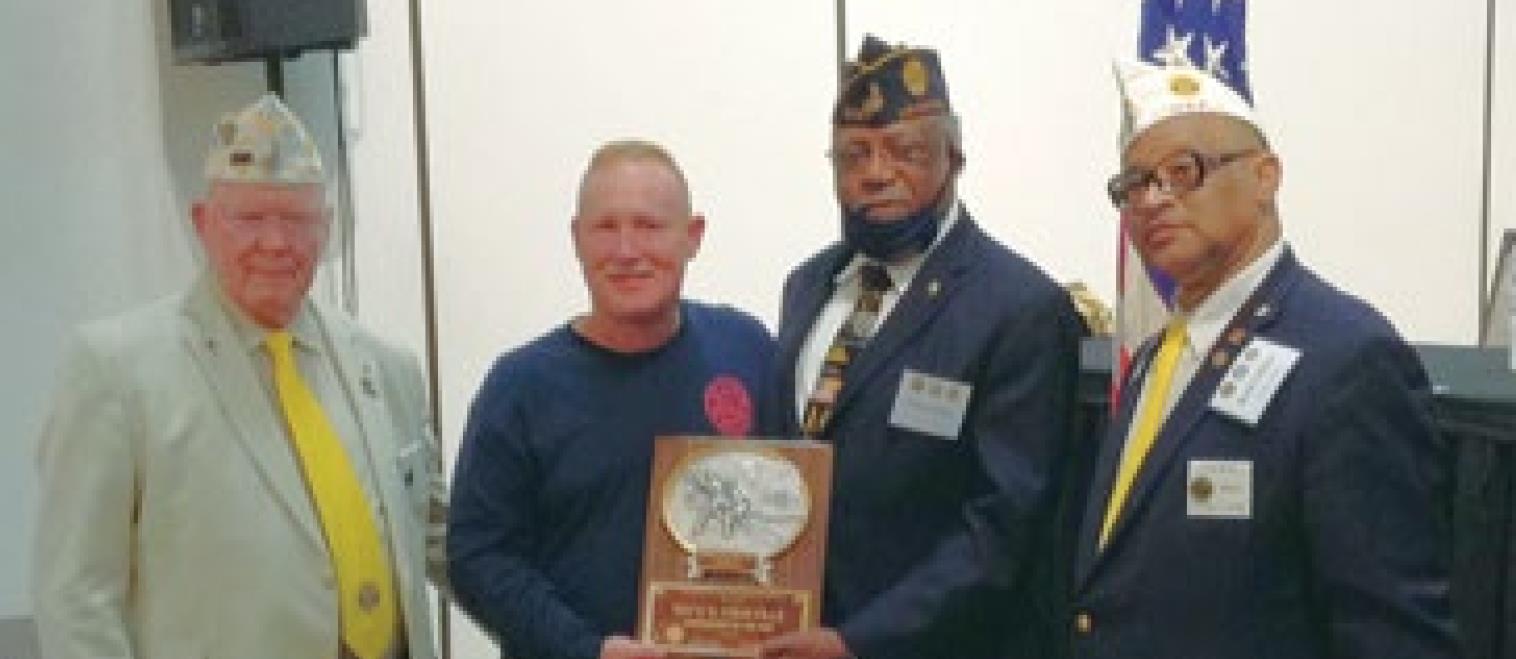 Courville Named 2019-20 Firefighter of the Year