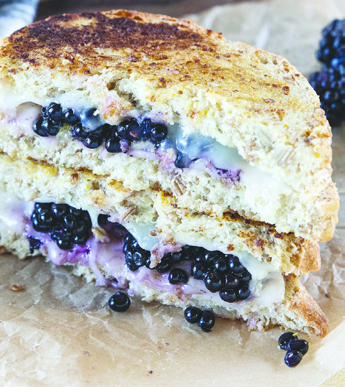 Blackberry Grilled Cheese Sandwiches
