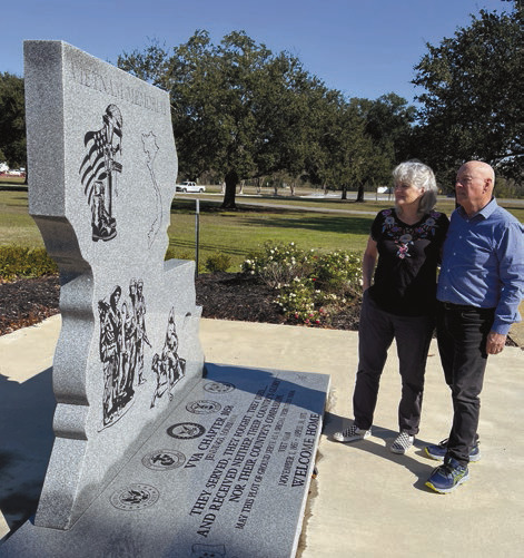 Visiting the Veteran Memorial