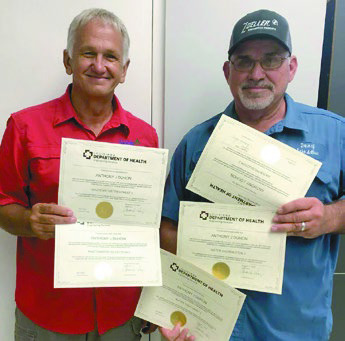 Water plant manager steps up to task