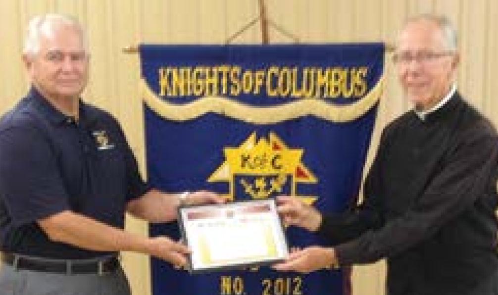 KCs honor Knight, Family of the Month for May