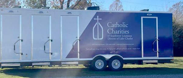 Catholic Charities offers mobile showers, laundry