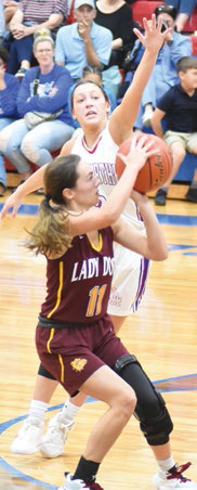 Lady Tigers top Sharks 45-35 in second-half push